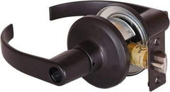 Stanley - Grade 2 Office Lever Lockset - 2-3/8 & 2-3/4" Back Set, Brass Alloy, Oil Rubbed Bronze Finish - A1 Tooling