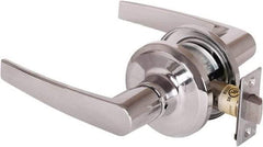 Stanley - Grade 2 Passage Lever Lockset - 2-3/8 & 2-3/4" Back Set, Keyless Cylinder, Brass Alloy, Bright Chrome Finish - A1 Tooling