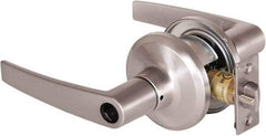 Stanley - Grade 2 Office Lever Lockset - 2-3/8 & 2-3/4" Back Set, Brass Alloy, Satin Nickel Finish - A1 Tooling