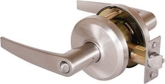 Stanley - Grade 2 Entrance Lever Lockset - 2-3/4" Back Set, Key In Lever Cylinder, Brass Alloy, Nickel Finish - A1 Tooling