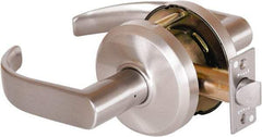 Stanley - Grade 2 Passage Lever Lockset - 2-3/4" Back Set, Keyless Cylinder, Brass Alloy, Nickel Finish - A1 Tooling