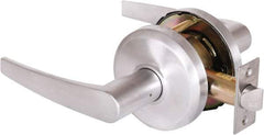 Stanley - Grade 2 Passage Lever Lockset - 2-3/4" Back Set, Keyless Cylinder, Brass Alloy, Satin Chrome Finish - A1 Tooling