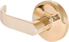 Stanley - Grade 2 Dummy Lever Lockset - 2-3/4" Back Set, Keyless Cylinder, Brass Alloy, Bright Brass Finish - A1 Tooling