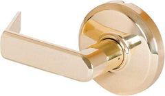 Stanley - Grade 2 Dummy Lever Lockset - 2-3/4" Back Set, Keyless Cylinder, Brass Alloy, Bright Brass Finish - A1 Tooling