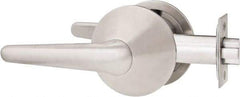 Stanley - Grade 1 Passage Lever Lockset - 2-3/4" Back Set, Keyless Cylinder, Brass Alloy, Stainless Steel Finish - A1 Tooling