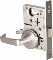 Best - Grade 1 Passage Lever Lockset - 2-3/4" Back Set, Keyless Cylinder, Brass Alloy, Satin Chrome Finish - A1 Tooling