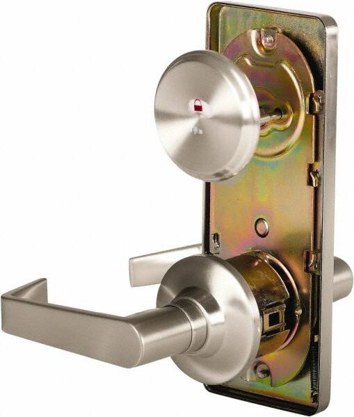 Stanley - Grade 2 Passage Lever Lockset - 2-3/4" Back Set, Keyless Cylinder, Brass Alloy, Nickel Finish - A1 Tooling