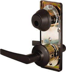 Stanley - Grade 2 Passage Lever Lockset - 2-3/4" Back Set, Keyless Cylinder, Brass Alloy, Oil Rubbed Bronze Finish - A1 Tooling