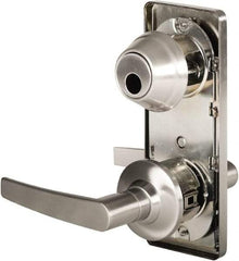 Stanley - Grade 2 Passage Lever Lockset - 2-3/4" Back Set, Keyless Cylinder, Brass Alloy, Nickel Finish - A1 Tooling