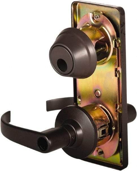 Stanley - Grade 2 Entry Lever Lockset - 2-3/4" Back Set, Key In Lever Cylinder, Brass Alloy, Oil Rubbed Bronze Finish - A1 Tooling