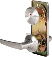 Stanley - Grade 2 Passage Lever Lockset - 2-3/4" Back Set, Keyless Cylinder, Brass Alloy, Satin Chrome Finish - A1 Tooling