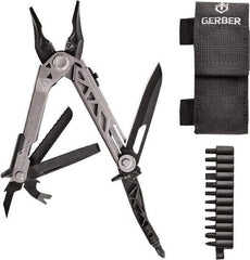 Gerber - 14 Piece, Center Drive Multi-Tool Set - Stainless Steel, 4-45/64" Closed Length - A1 Tooling