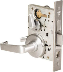 Stanley - Grade 1 All Purpose Lever Lockset - 2-3/4" Back Set, Best SFIC Cylinder, Brass Alloy, Satin Chrome Finish - A1 Tooling