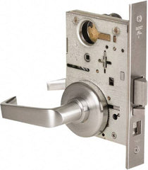 Stanley - Grade 1 Classroom Lever Lockset - 2-3/4" Back Set, Best SFIC Cylinder, Brass Alloy, Satin Chrome Finish - A1 Tooling