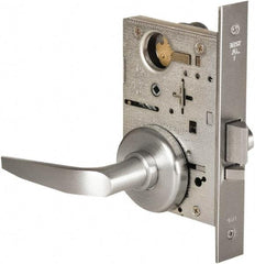 Stanley - Grade 1 Storeroom Lever Lockset - 2-3/4" Back Set, Best SFIC Cylinder, Brass Alloy, Satin Chrome Finish - A1 Tooling