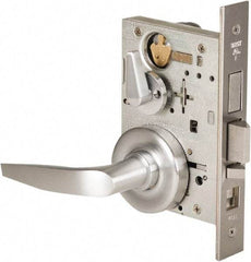 Stanley - Grade 1 Office Lever Lockset - 2-3/4" Back Set, Best SFIC Cylinder, Brass Alloy, Satin Chrome Finish - A1 Tooling