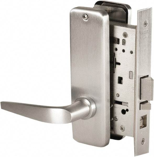 Stanley - Grade 1 Office Lever Lockset - 2-3/4" Back Set, Best SFIC Cylinder, Brass Alloy, Satin Chrome Finish - A1 Tooling