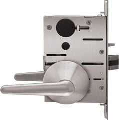 Stanley - Grade 1 Classroom Lever Lockset - 2-3/4" Back Set, Best SFIC Cylinder, Brass Alloy, Satin Stainless Steel Finish - A1 Tooling