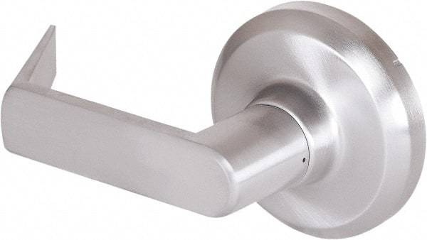 Stanley - Grade 1 Dummy Lever Lockset - 2-3/4" Back Set, Keyless Cylinder, Brass Alloy, Satin Chrome Finish - A1 Tooling