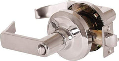 Stanley - Grade 1 Entrance Lever Lockset - 2-3/4" Back Set, Key In Lever Cylinder, Brass Alloy, Bright Chrome Finish - A1 Tooling