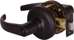 Stanley - Grade 1 Privacy Lever Lockset - 2-3/4" Back Set, Keyless Cylinder, Brass Alloy, Oil Rubbed Bronze Finish - A1 Tooling