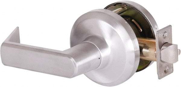 Stanley - Grade 1 Communicating Lever Lockset - 2-3/4" Back Set, Key In Lever Cylinder, Brass Alloy, Satin Chrome Finish - A1 Tooling