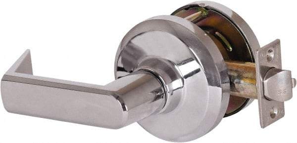 Stanley - Grade 1 Communicating Lever Lockset - 2-3/4" Back Set, Key In Lever Cylinder, Brass Alloy, Bright Chrome Finish - A1 Tooling