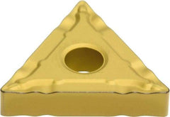 Sumitomo - TNMG332 ESX Grade AC820P Carbide Turning Insert - Al2O3 Finish, 60° Triangle, 3/8" Inscr Circle, 3/16" Thick, 1/32" Corner Radius - A1 Tooling