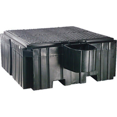 IBC Sumps, Platforms & Decks; Product Type: IBC Tote; Number of Totes: 1; Sump Capacity (Gal.): 360 gal; Length (Inch): 62.00; Material: Polyethylene (LDPE); Load Capacity (Lb.): 8000.00; Forkliftable: Yes; Maximum Load Capacity: 8000.00; Spill Capacity: