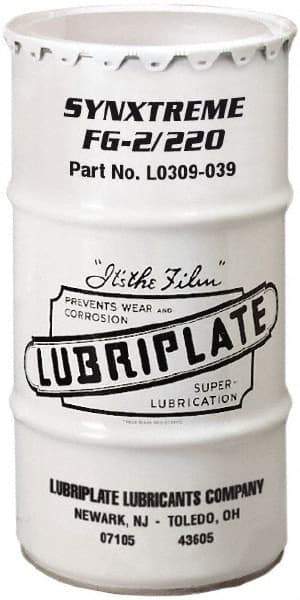 Lubriplate - 120 Lb Drum Calcium Extreme Pressure Grease - Tan, Extreme Pressure, Food Grade & High/Low Temperature, 450°F Max Temp, NLGIG 2, - A1 Tooling