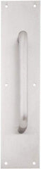 IVES - 16" Long x 4" Wide, Brass Standard Door Pull - Satin Chrome Finish, 8" Grip Length - A1 Tooling