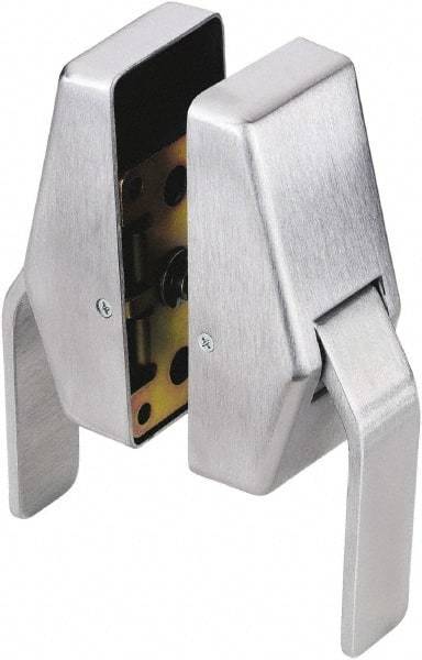 GLYNN-JOHNSON - 9-1/2" Long x 6-1/2" Wide x 3" High, Heavy Duty Latch - Zinc, with Satin Chrome Finish - A1 Tooling