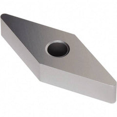 Seco - VNMA332 Flat Top Grade TK1501 Carbide Turning Insert - Ti(C/N)/Al2O3/Cr Finish, 35° Diamond, 3/8" Inscr Circle, 3/16" Thick, 1/32" Corner Radius - A1 Tooling