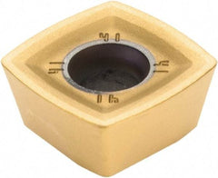 Kennametal - XDPT120508 Grade KCSM40 Carbide Milling Insert - AlTiN/TiN Finish, 7/32" Thick, 1/2" Inscribed Circle, 1/32" Corner Radius - A1 Tooling