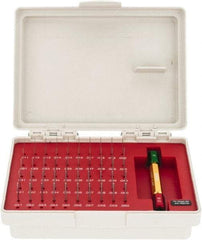 SPI - 50 Piece, 0.011-0.06 Inch Diameter Plug and Pin Gage Set - Minus 0.0002 Inch Tolerance, Class ZZ - A1 Tooling