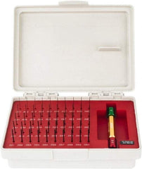 SPI - 50 Piece, 0.011-0.06 Inch Diameter Plug and Pin Gage Set - Minus 0.0002 Inch Tolerance, Class ZZ - A1 Tooling