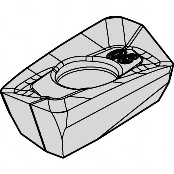 Kennametal - EC10 LD Grade KCSM40 Carbide Milling Insert - AlTiN/TiN Finish, 9/64" Thick - A1 Tooling