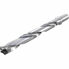 Iscar - 37 to 37.9mm, 8xD, 296mm Max Depth, 32mm Shank Diam, 296mm Flute, 398.6mm OAL, Replaceable-Tip Drill - A1 Tooling