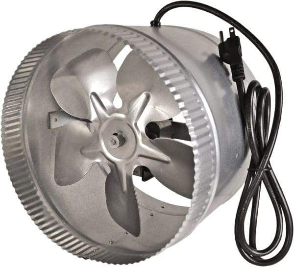 Suncourt - 10" Diam, 1.5 Amp, 120 Volt Duct Fan - 300 CFM, Single Speed - A1 Tooling