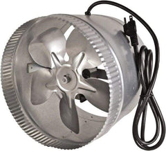 Suncourt - 10" Diam, 1.5 Amp, 120 Volt Duct Fan - 300 CFM, Single Speed - A1 Tooling