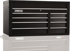 Proto - 8 Drawer Top Tool Chest - 50" Wide x 25-1/4" Deep x 27" High, Steel, Black - A1 Tooling