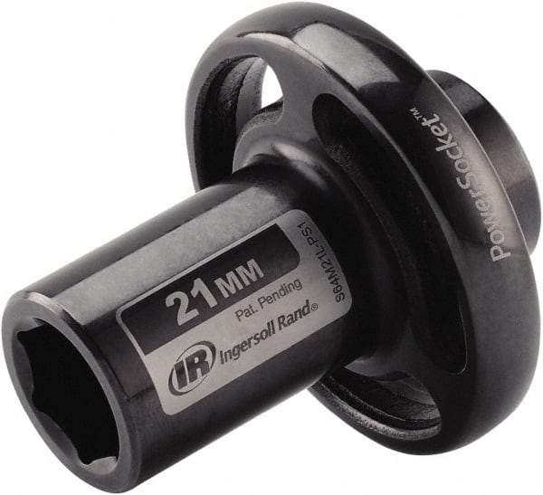 Ingersoll-Rand - 1/2" Drive 21mm Standard Impact Socket - 6 Points, 3-1/10" OAL - A1 Tooling