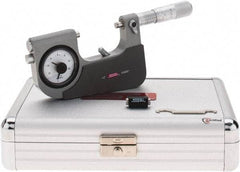 SPI - 1 to 2" Range, 0.00005" Graduation, Mechanical Indicating Micrometer - Accurate to 0.0002" Carbide Measuring Face - A1 Tooling