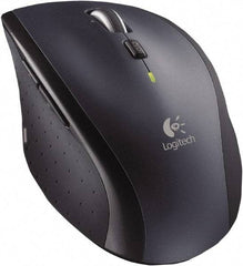 Logitech - Black Wireless Mouse - Use with Mac OS X 10.4 & Later,Windows XP, Vista, 7, 8 - A1 Tooling