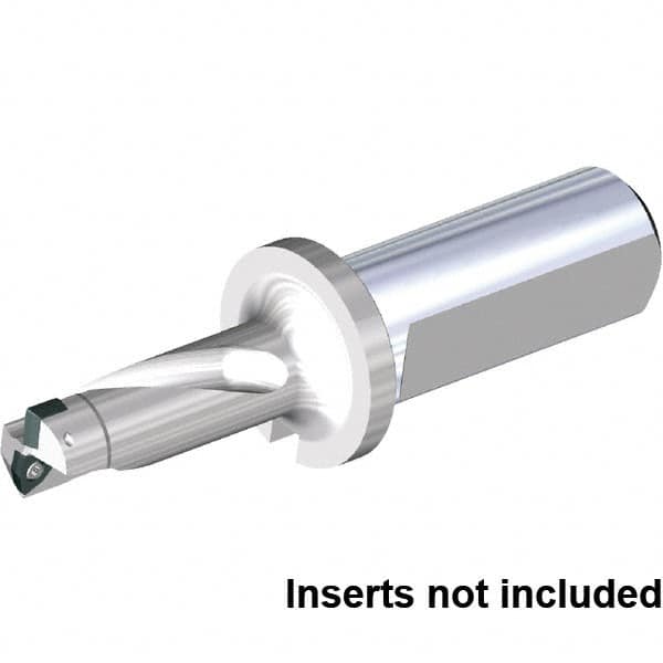 Kennametal - 33mm Max Drill Depth, 2xD, 16.5mm Diam, Indexable Insert Drill - 2 Inserts, 20mm Shank Diam, Straight Shank - A1 Tooling