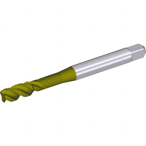 Kennametal - 7/16-20 3 Flute 2B Modified Bottoming Spiral Flute Tap - Cobalt, Oxide Finish, 100mm OAL, Right Hand Flute, Right Hand Thread - A1 Tooling