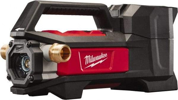 Milwaukee Tool - 1/4 hp, 18 Amp Rating, 18 Volts, Full-On Operation, Nonsubmersible Pump - Plastic Housing - A1 Tooling