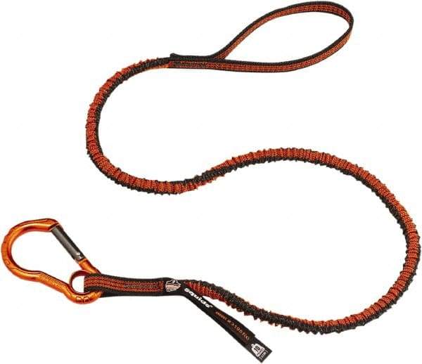 Ergodyne - 38" Tool Lanyard - Carabiner Connection, 60" Extended Length, Gray - A1 Tooling