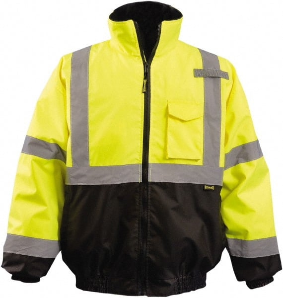 OccuNomix - Size 5XL Hi-Viz Yellow & Black High Visibility Jacket/Coat - A1 Tooling