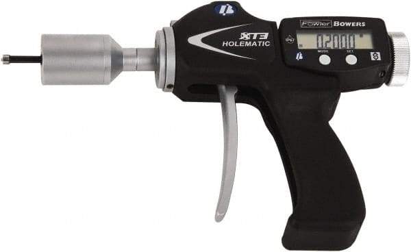 Fowler - 4 to 5mm, 18mm Deep, Pistol Grip Electronic Bore Gage - Up to 0.004mm Accuracy, 0.001mm Resolution, Data Output - A1 Tooling